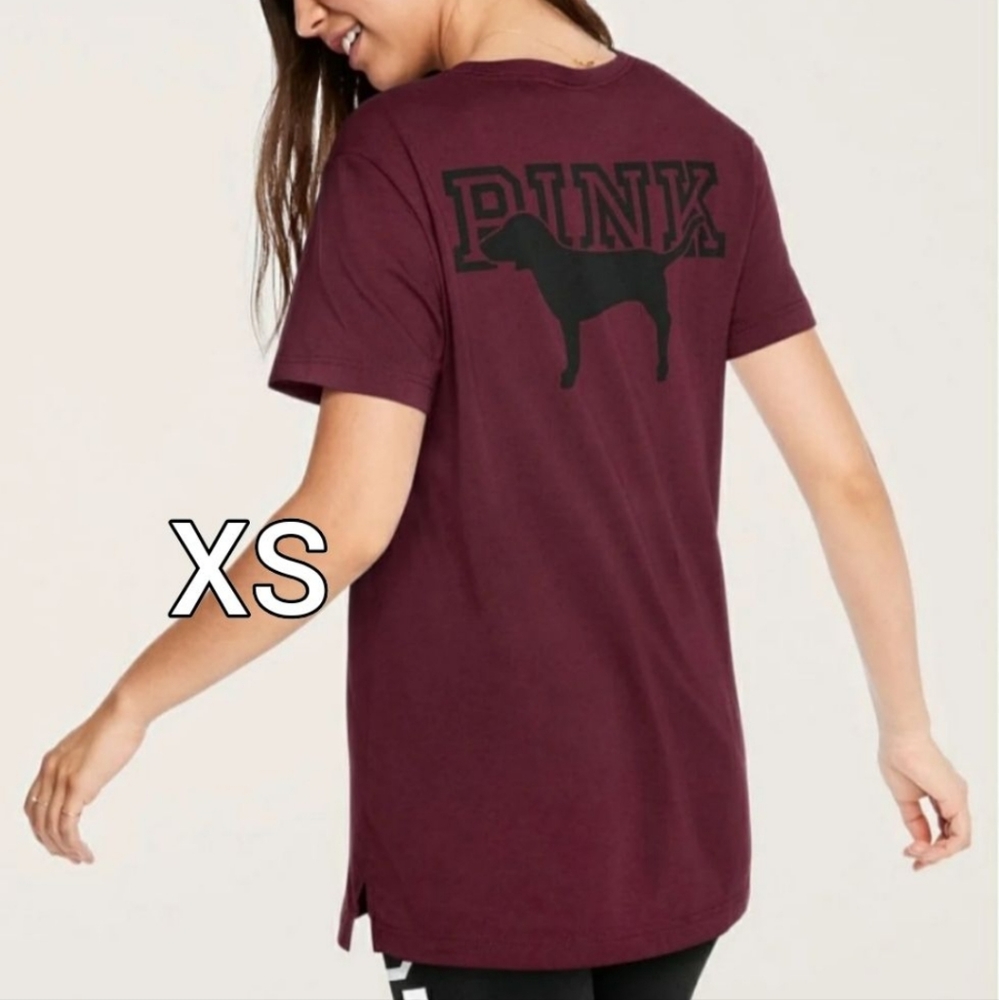 SZ XS VS PINK SS CAMPUS TEE